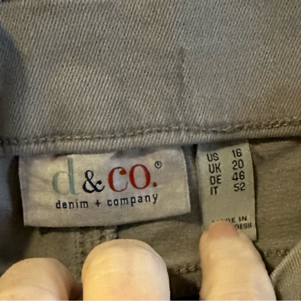 Denim&Co Women's Straight Leg Pants - Gray - Picture 6 of 6